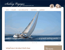 Tablet Screenshot of luxury-sailing-cruises.com